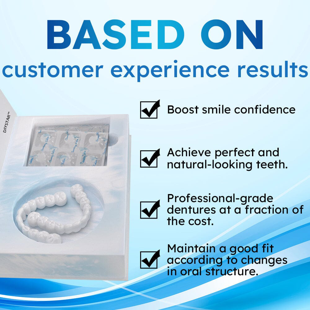 Official Store | DIYSTAR™ Moldable Dentures🧑🏽⚕️Obtain American Dental Association (ADA) Certification ✅